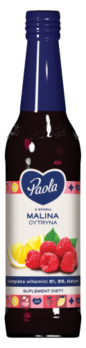 Paola Syrop malina z cytryną 430 ml Paola Syrop malina z cytryną 430ml