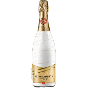 'Wino gronowe musujące białe półwytrawne ALTO BARRICA CAVA SEMI SECO 750 ml
