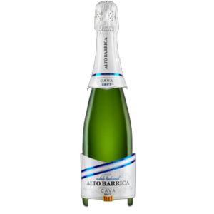 'Wino gronowe białe wytrawne musujące ALTO BARRICA CAVA BRUT 750 ml