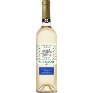 'MIRAMANI Pirosmanii white semi dry 11,5% 750 ml