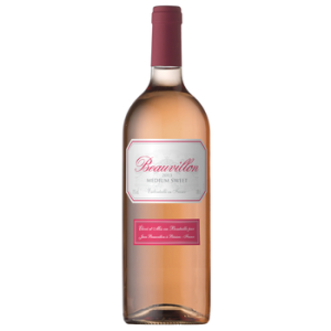 'beauvillon rose medium sweet 1 l różowe półsłodkie