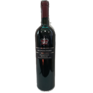 'Primitivo Puglia Secondo Passo czerwone wino wytrawne 13% 750 ml