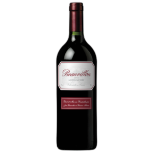 'beauvillon red medium dry 1 l czerwone półwytrawne