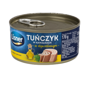 Tuńczyk w kawałkach w oleju słonecznikowym Lisner 170 g