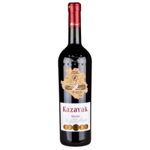 'Wino czerwone, półwytrawne Kazayak Merlot 750 ml'