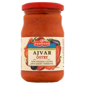 Podravka Smaki kuchni śródziemnomorskiej Ajvar ostry Pasta warzywna 350 g
