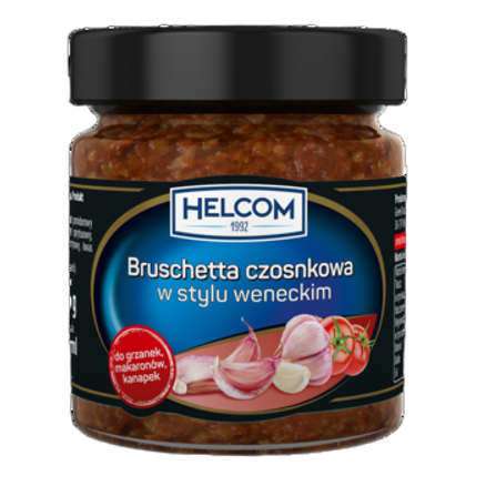 Bruschetta Czosnkowa W Stylu Weneckim 195 g Helcom Bruschetta Czosnkowa W Stylu Weneckim 195 G Helcom
