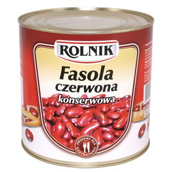 Rolnik Fasola czerwona konserwowa 2,65 l 3bdcfc8ed0749708aaa7e63840580212