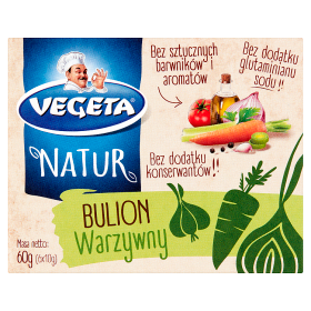 Vegeta Natur Rosół warzywny 60 g 6 x 10 g 5665d9f28023f639c69369f98c637828