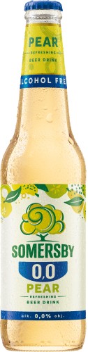Piwo Somersby Pear 0.0% butelka 400 ml