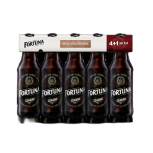 '4x Fortuna Czarne 500 ml + 1 za 1 zł butelka zwrotna