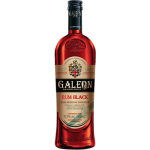 'Rum Galeon Black 37,5% 500 ml