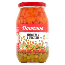 Dawtona Marchewka z groszkiem 510 g bee1162a5705ba1faa522759aaa8c521