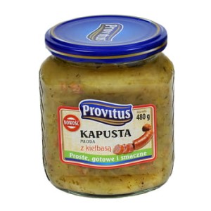 Kapusta Młoda Z Kiełbasą Provitus 480 g