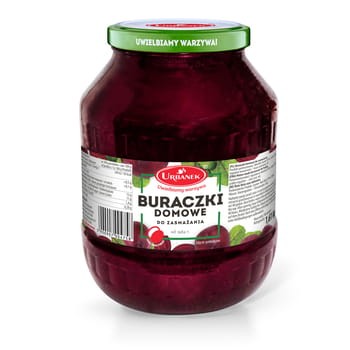 Urbanek Buraczki domowe do zasmażania 1,61 kg e291275dd640d9f271766eda0382b175