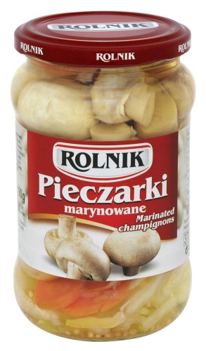 Rolnik Pieczarki marynowane 370 ml 882f38d490de235ac92cf22de5e71d1b