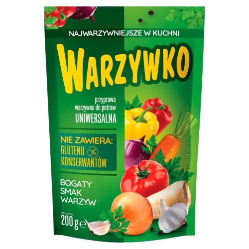 Warzywko Przyprawa warzywna do potraw uniwersalna 200 g 55f91a7d56095019de3ae0161c904648