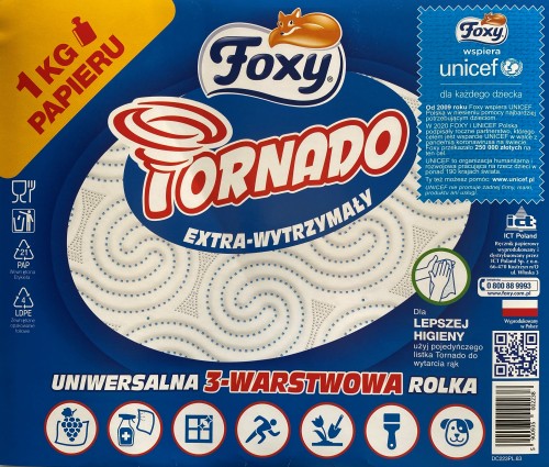 Ręcznik papierowy Foxy tornado 1 szt. (340 listków)