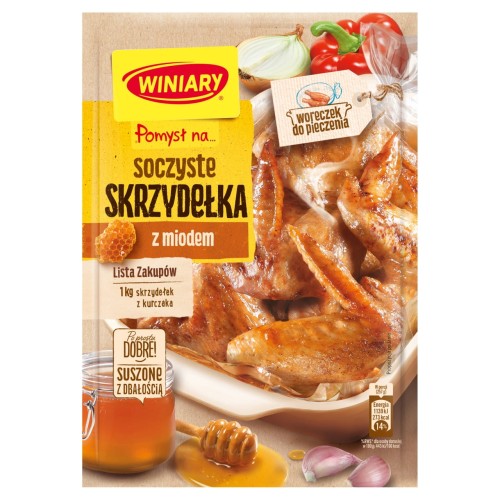 Winiary Pomysł na... Soczyste skrzydełka z miodem 28 g d478cd6416cb4012673d033364732b26