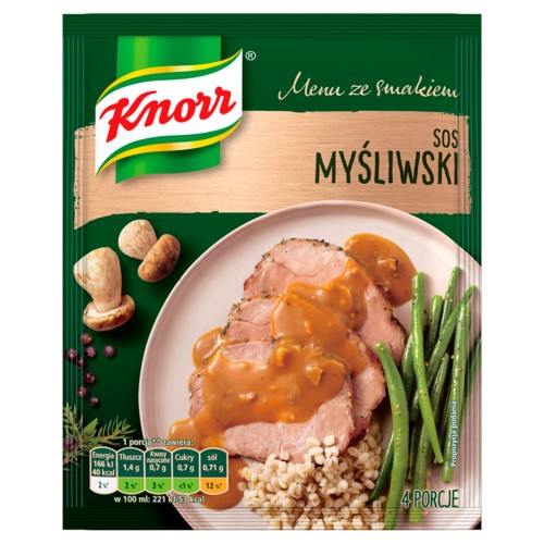 Knorr Menu ze smakiem Sos myśliwski 37 g 09381302f558f956488af11d8f5d0d91
