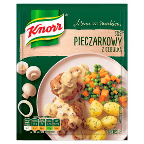 Knorr Menu ze smakiem Sos pieczarkowy z cebulką 37 g 6439419eccf164e497b8ef55063445bd