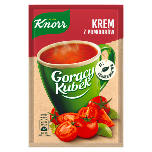 Knorr Gorący Kubek Krem z pomidorów 19 g Knorr Gorący Kubek Krem z pomidorów 19 g