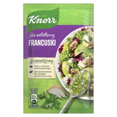 Knorr Sos sałatkowy Francuski 8 g 59bc64dc6ee268078b9e3a2e6429d486