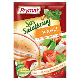 Prymat Sos sałatkowy włoski z bazylią i oregano 9 g ae560f5d92959d662765ba500118d077