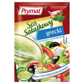 Prymat Sos sałatkowy grecki ziołowo-czosnkowy 9 g 606b997420a7f275f8647558e21d1d8c