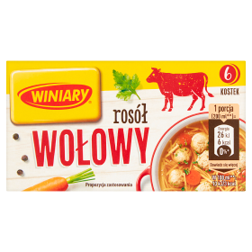 Winiary Rosół wołowy 60 g 6 sztuk 8315fab9a2eaabb1d975f09f7b2f612d