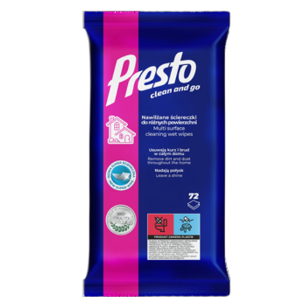 Ściereczki uniwersalne Presto 72 szt. Ściereczki uniwersalne Presto 72 szt.