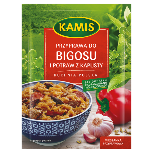 Kamis Kuchnia polska Przyprawa do bigosu i potraw z kapusty 20 g 8a5ff71175f3a77a273130a01fb93f72