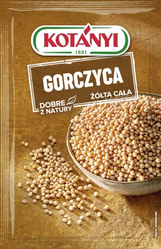 Kotányi Gorczyca żółta cała 40 g a588c85d2fdb27bc1f4d86e2af07f92d