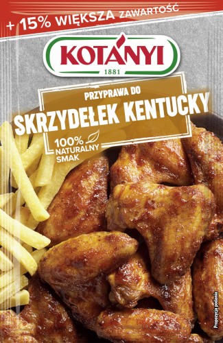 Kotányi Sekrety Kuchni Amerykańskiej Kentucky Wings Mieszanka przypraw 30 g 086cc216b4e42d3bf281c5727a38e771