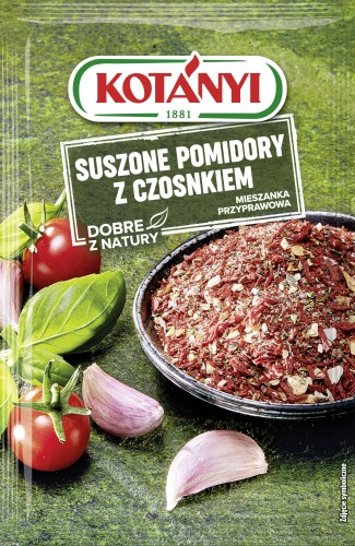 Kotányi Suszone pomidory z czosnkiem mieszanka przypraw 22 g