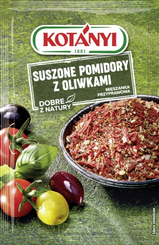 Kotányi Suszone pomidory z oliwkami mieszanka przypraw 22 g