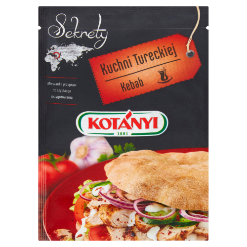 Kotányi Sekrety Kuchni Tureckiej Kebab Mieszanka przypraw 20 g
