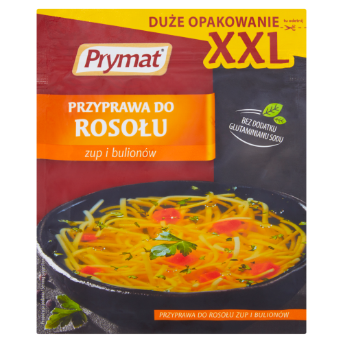 Prymat Przyprawa do rosołu zup i bulionów XXL 30 g 42057091b7ddd6da85e6f75c53444b3e