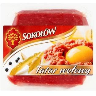 Mięso Sokołów Tatar wołowy 230 g 7a5115f825497a2742df3c5d39fafd35