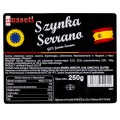 Szynka Serrano Plastry 250G Gusseti