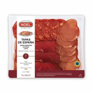 Tapas Serrano. Chorizo. Lomo 120 g Noel