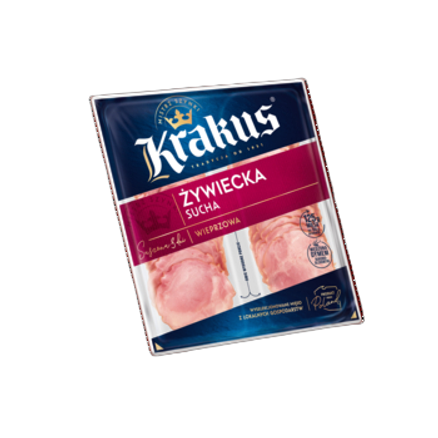 Żywiecka Podsuszana Plastry 2*40 g Krakus Żywiecka Podsuszana Plastry 2X40 G Krakus