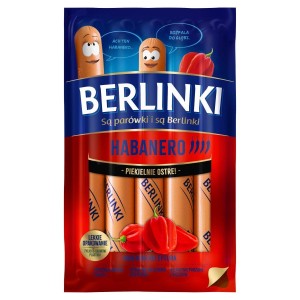 Berlinki Kiełbasa habanero 250 g
