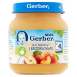 Deserek mus jabłkowy z brzoskwiniami po 4 miesiącu Gerber 125 g