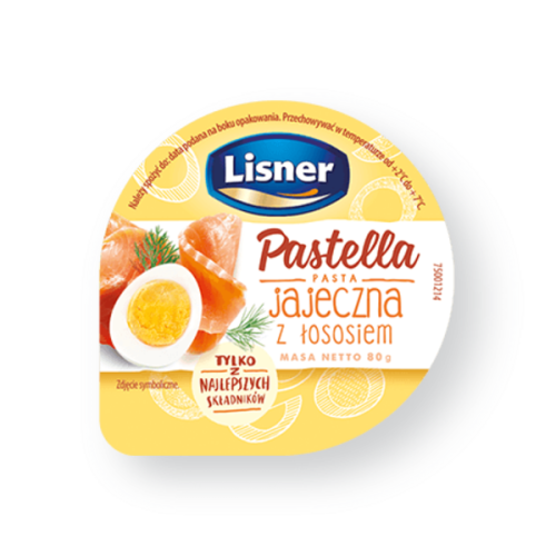 Lisner Pastella jajeczna z łososiem 80 g b1851a6ea3567e8a4a39dabc55ebf4a2
