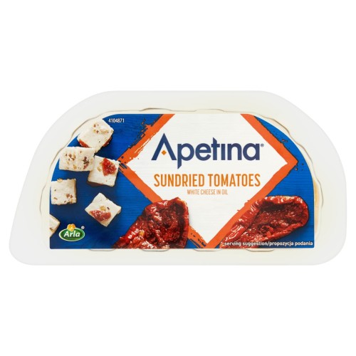 Apetina z suszonymi pomidorami Ser typu śródziemnomorskiego w zalewie olejowej 100 g caa73eb14f1abf3aac02ec5ba578de1c