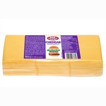 Mlekovita Cheddar Burger Plastry 1,033 kg 3d9e844918e51d7fc0a19de9837dd6d0
