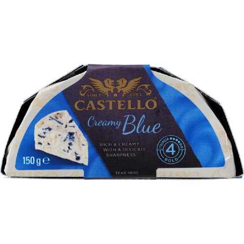 Castello Creamy Blue Ser pleśniowy 150 g Castello Creamy Blue Ser pleśniowy 150 g
