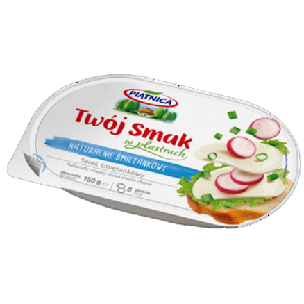 Piątnica Milandia Ogród Smaków Ser twarogowy z mascarpone śmietankowy 150 g Piątnica Milandia Ogród Smaków Ser twarogowy z mascarpone naturalnie śmietankowy 150 g