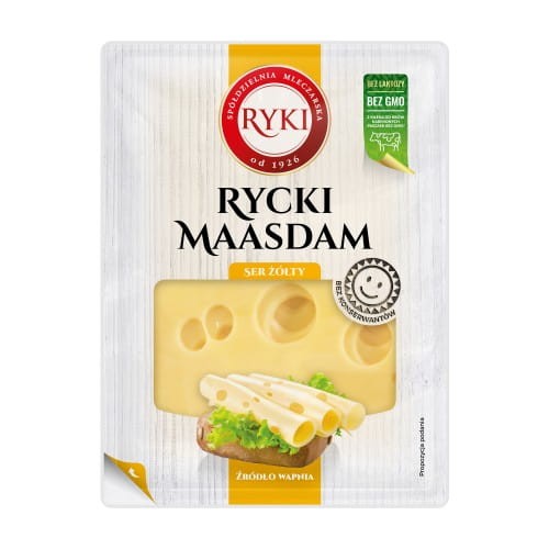Rycki Maasdam w plastrach 135 g 38440c970abcb8ca05904fb2c59f1dd5